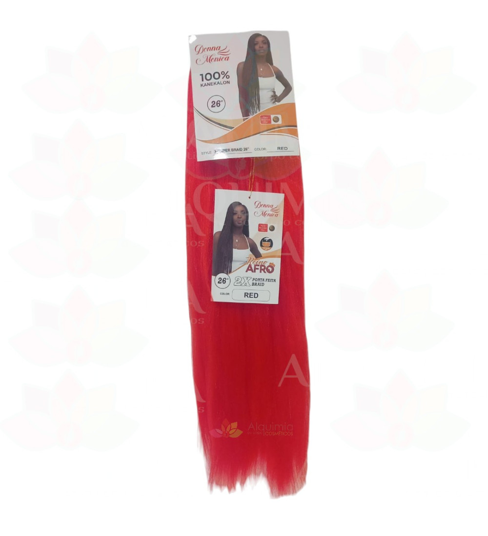 Cabelo Donna Monica Cor  RED - Super Braid 26"